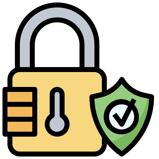 Candado digital que simboliza seguridad y protección de datos.